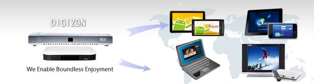英文官網 DIGIZON 系列頁橫幅:We Enable Boundless Enjoyment